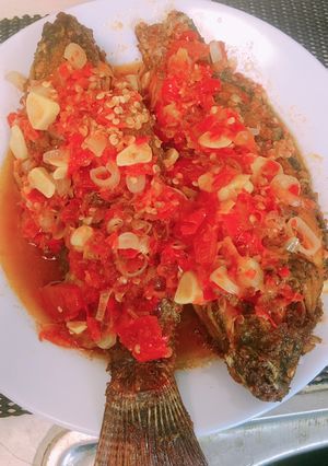 Foto resep Nila Goreng Guyur Sambel