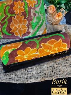 Foto resep 35.2022. Batik Roll Cake (Oven)