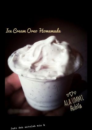Foto resep Ice Cream Oreo Homemade