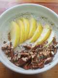 Avena nocturna sabor a pay de manzana
