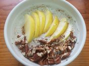 Una foto de pay de yogurt