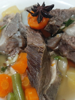 Foto resep Sop Daging Sapi & Sambal Kecap ala RJ