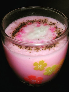 A picture of Rose flavour pepper buttermilk.
