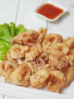 Foto resep Cumi goreng tepung