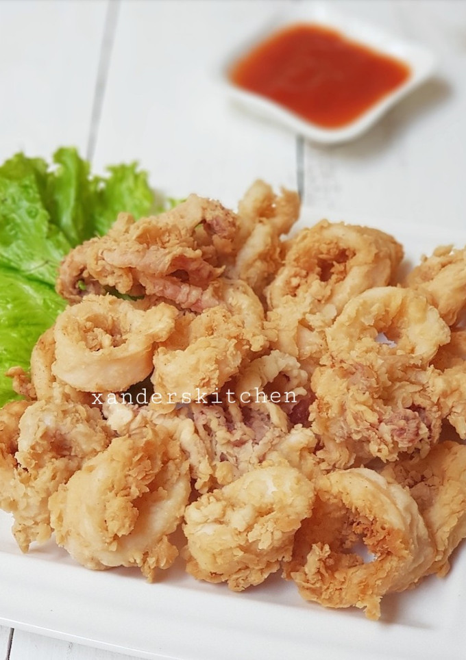 Foto resep Cumi goreng tepung