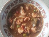 Oseng udang asam manis