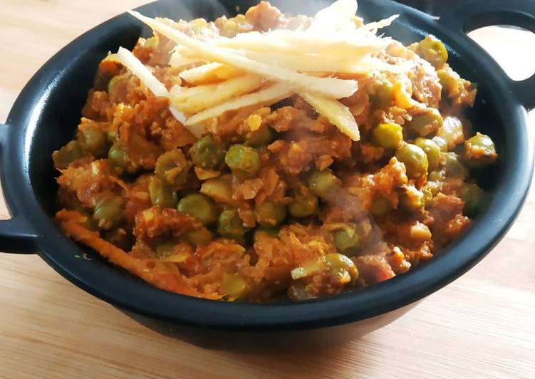 Steps to Prepare Homemade Matar mushroom bharta