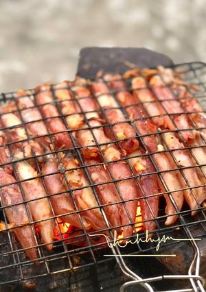 Hình của món Mực Ghim Sữa Nướng Sả Ớt.
