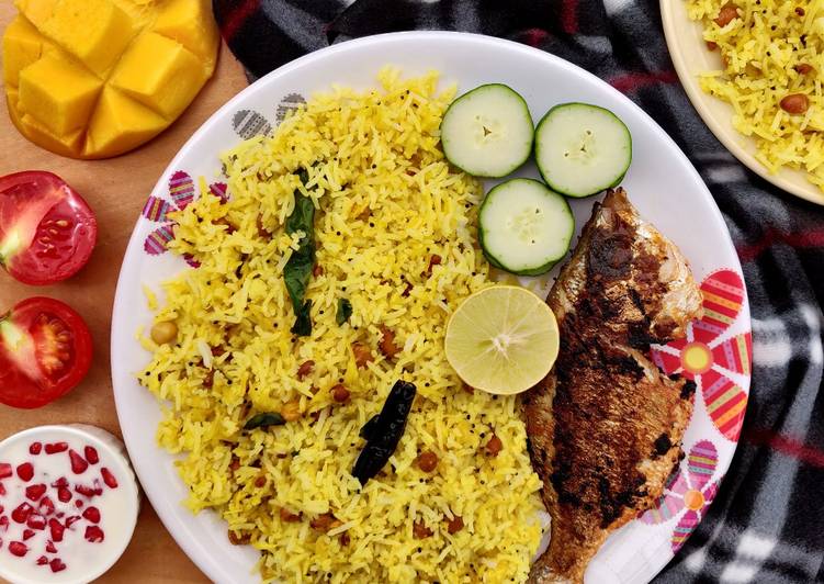 Recipe of Any-night-of-the-week Mango rice