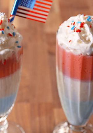 A picture of Red,white and boozy shakes.