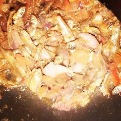 A picture of Dry fry omena.