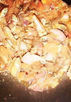 A picture of Dry fry omena.