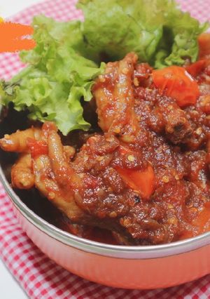 Foto resep Ceker Rica Rica Pedas Manis
