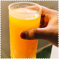 Fresh orange juice A picture of Fresh orange juice.