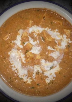 A picture of Restaurant style paneer lababdar.