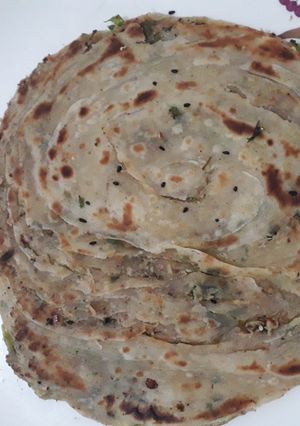 A picture of Fusion fire garlic paratha.