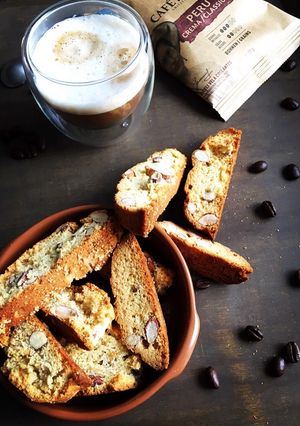 Une photo de Les cantuccini aux amandes