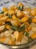 Salade de fruits exotiques au jus d orange