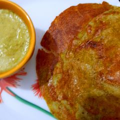 Green Moong Dal Dosa A picture of Green Moong Dal Dosa.