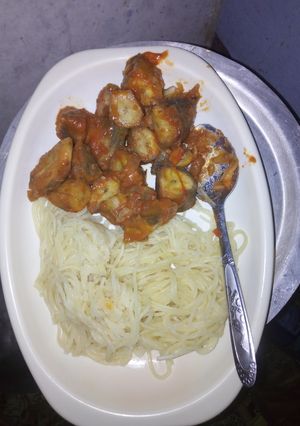 A picture of Spaghetti matoke.