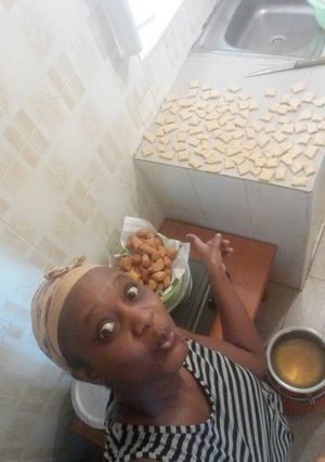 A picture of Sweet mandazi.
