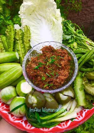 รูปของ “ปลาร้าสับผัดหมูสับ”