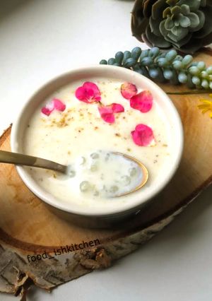 A picture of Sabudana Kheer.