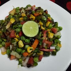 Green peas corn salad A picture of Green peas corn salad.