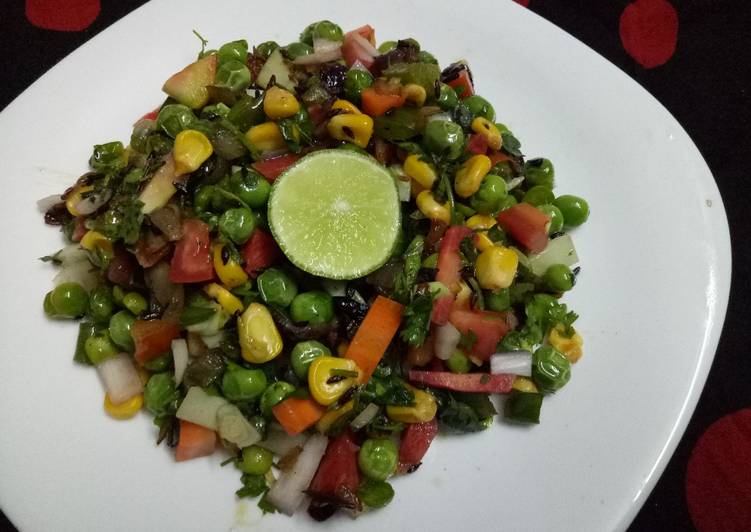 Recipe of Speedy Green peas corn salad