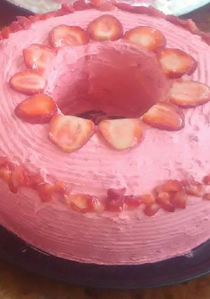 Una foto de Rosca de fresas