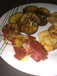 Una foto de "Escalibada" diferente con pechuga de pollo