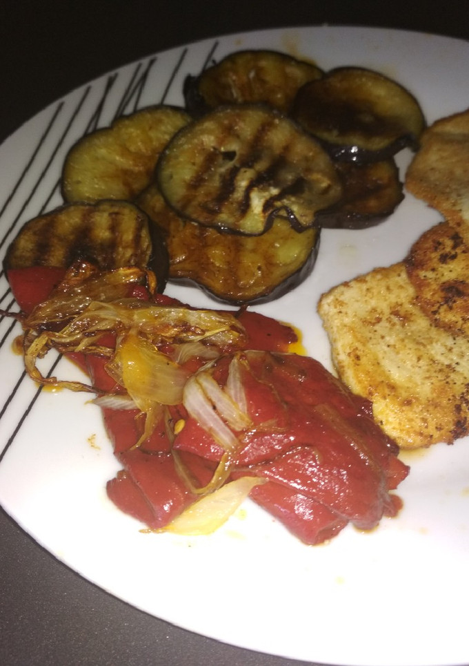Una foto de "Escalibada" diferente con pechuga de pollo