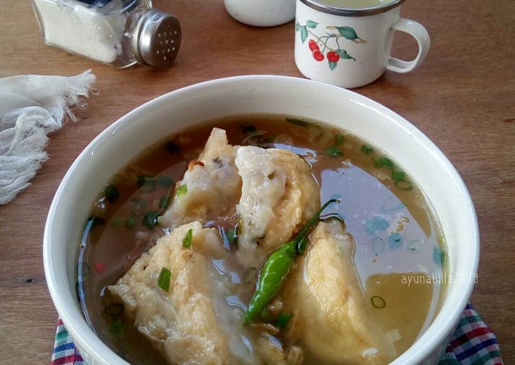 Tahu Aci Kuah Pedas