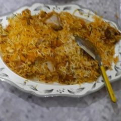 A picture of Chicken Biryani.
