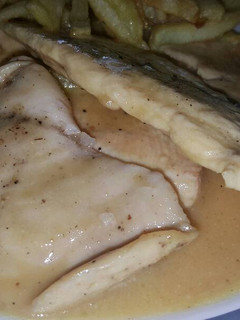 Una foto de Filete de pavo en salsa de miel-mostaza