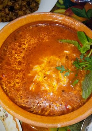 صورة لوصفة شوربة رز
