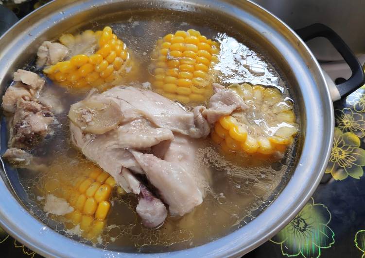 Resep Ayam kuah Jagung (Slow cooker) oleh Home.Foodies Cookpad
