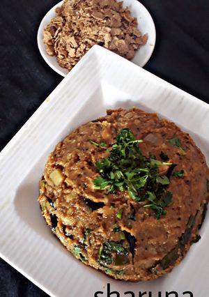 A picture of Wheat Flakes Upma.
