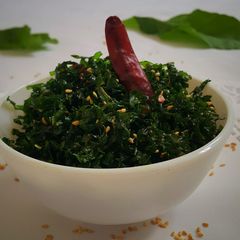 A picture of Crispy Spinach.