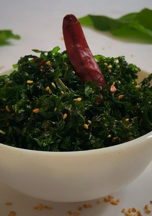 A picture of Crispy Spinach.