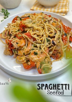 Foto resep Spageti seafood