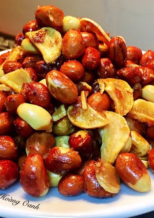 Hình của món Đậu Phộng Rang Bơ Tỏi.