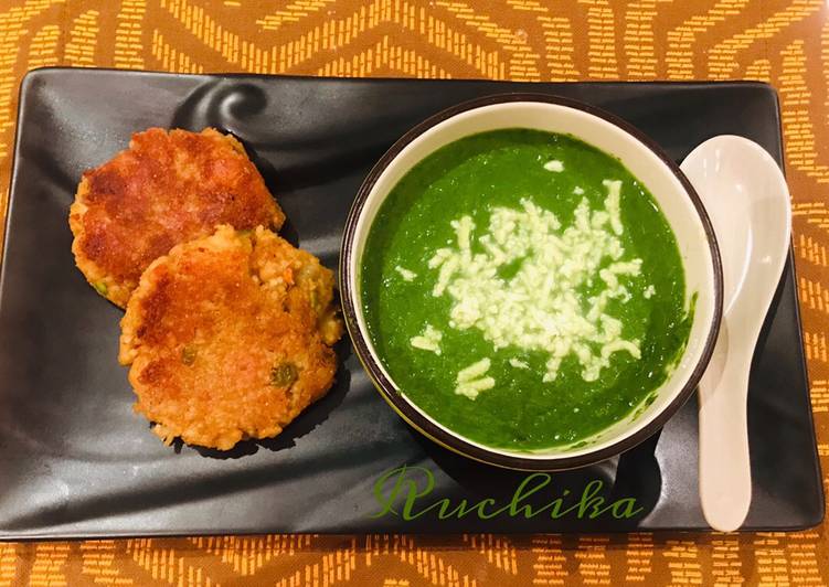 Recipe of Perfect Spinach soup