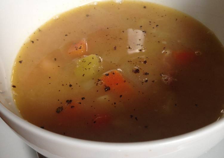 How to Prepare Super Quick Homemade Ham and Winter Vegetable Soup