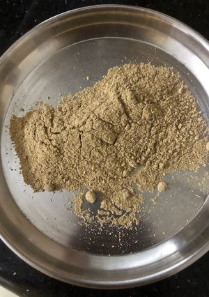 A picture of Chat masala.