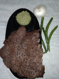 A picture of Millet dosa.