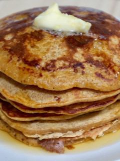 Una foto de Tortitas de calabaza especiales para Halloween
