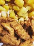 Straccetti di pollo fritto
