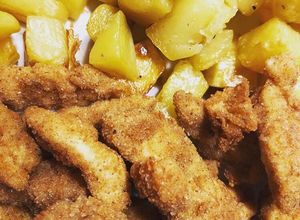 Foto di Straccetti di pollo fritto
