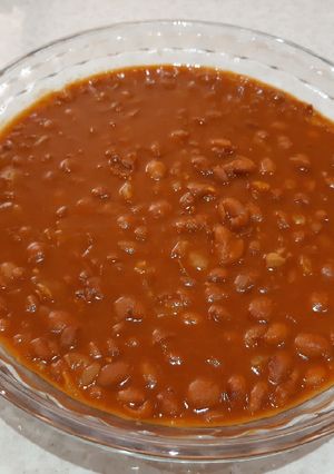 عکسی از دستور لوبیا گرم